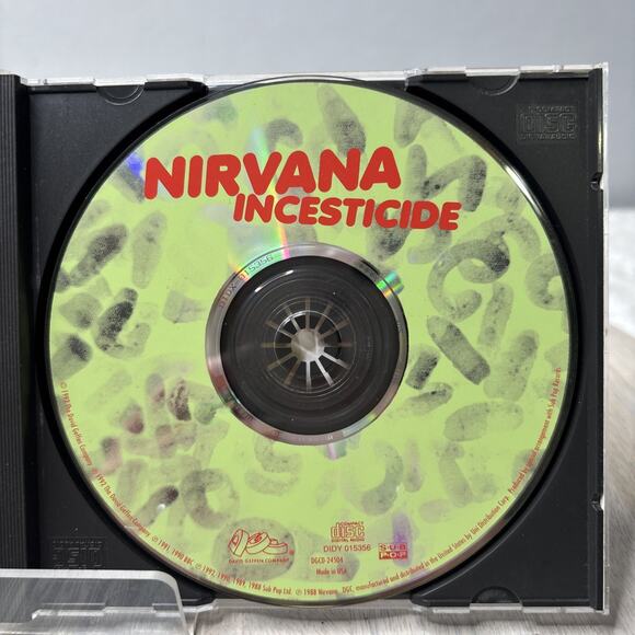 Nirvana – Incesticide (CD, 1992, Geffen) Grunge Alternative Rock Kurt Cobain - Picture 4 of 5